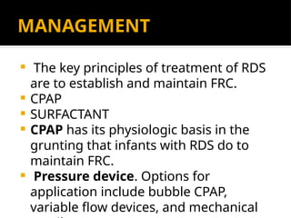 RDS.pptx respiratory distress syndrome rds | PPTX