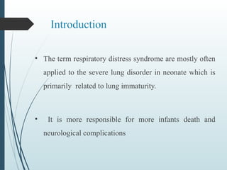 Comprehensive Overview of Neonatal Respiratory Distress Syndrome ...