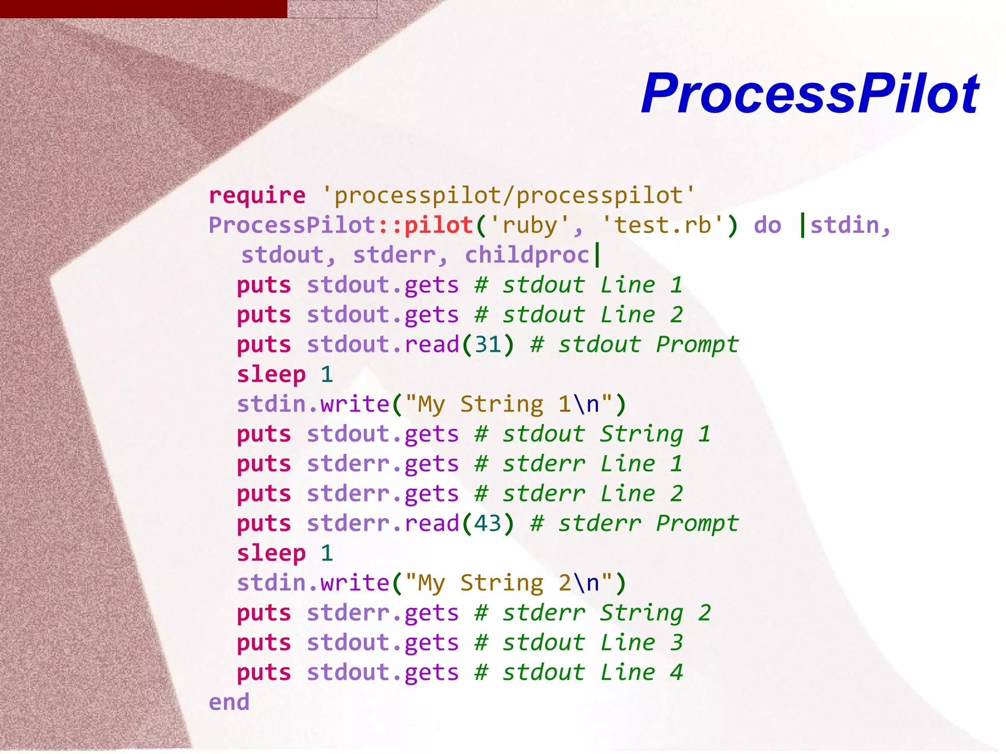 Enter string 2 from STDERR:   My String 2 