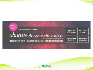 c
Copyright ©2014 Uhuru Corporation, All Rights Reserved.

51

 