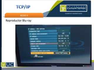 REDES II
Reproductor Blu-ray
 