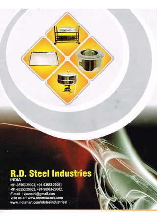  RD Steel Industries, Jagadhri, Stainless Steel Kitchen Ware