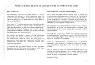 Rapport de stage - URCAUE Aquitaine