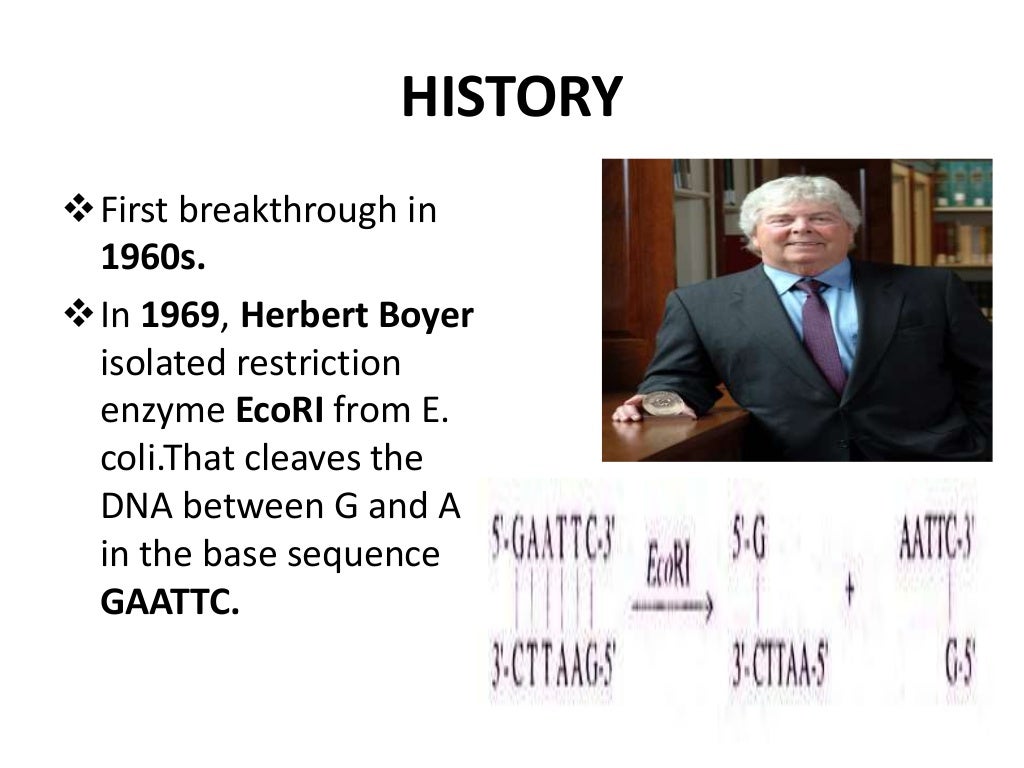 history of DNA technology