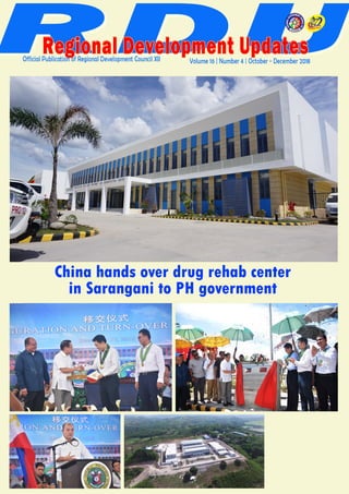 China hands over drug rehab center
in Sarangani to PH government
 