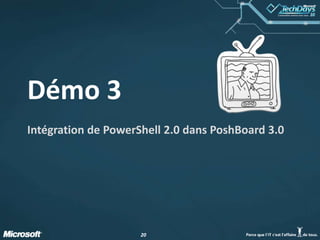 Retours de la communautéAméliorations du langageAdaptateursd'objetsaméliorésWMI++Nouvelles Cmdlets