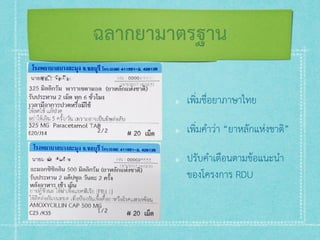 RDU in Banglamung Hospital | PPT