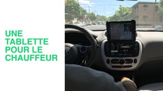 UNE
TABLETTE
POUR LE
CHAUFFEUR
 