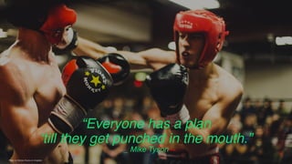 “Everyone has a plan
‘till they get punched in the mouth.”
_ Mike Tyson
Photo by Hermes Rivera on Unsplash
 