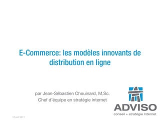 E-commerce: les modèles innovants de distribution en ligne | RDV web infopresse