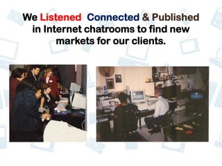 Our Expertise is in Media Production!New MediaSocial MediaTraditional MediaOur experience has shown that implementing a campaign using a combination of media platforms delivers a better R.O.I. However....