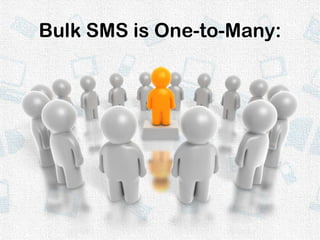 Bulk SMS is One-to-Many: