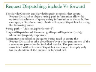 Request dispatching in servlet | PPT
