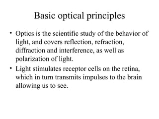 Refraction error is most common problem in the elderly. | PPTX