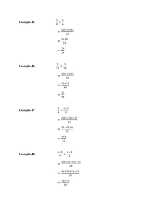 Re call basic operations in mathematics | PDF