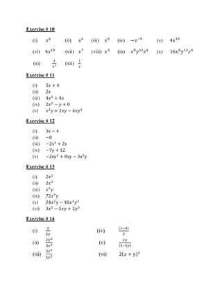 Re call basic operations in mathematics | PDF