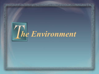 he Environment

3

 