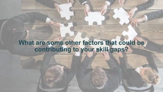 What are some other factors that could be
contributing to your skill gaps?
bizlibrary.com | YOUR ONLINE LEARNING PARTNER 13
 