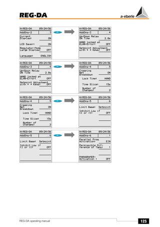 125
REG-DA
REG-DA operating manual
 