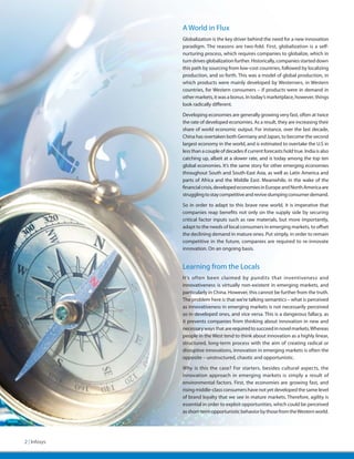 Re-Innovating Innovation: The Case for Emerging Markets | PDF