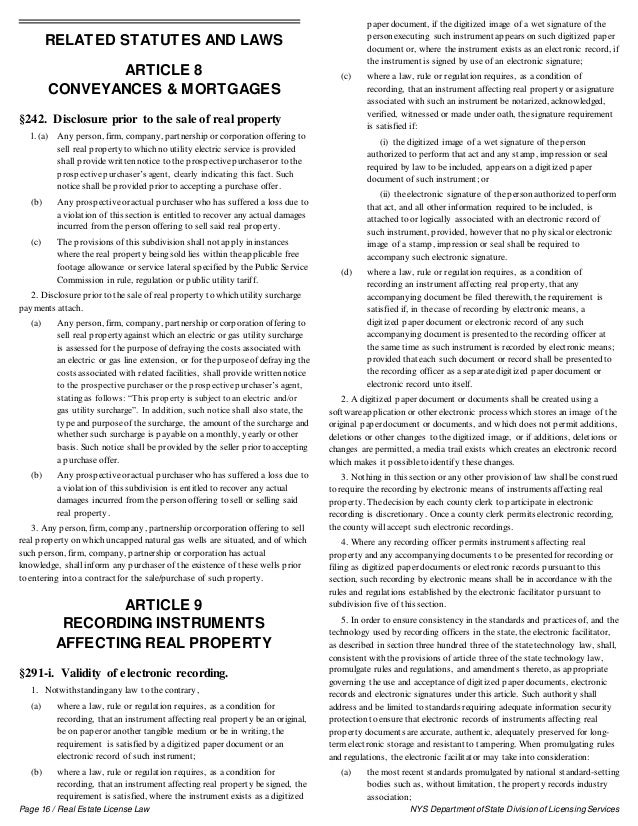 Real Estate License Law
