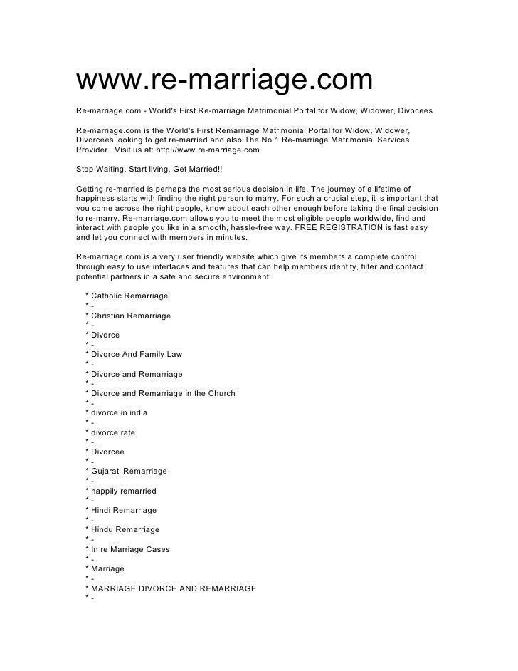 Matrimonials widow and divorced Unisex Matrimonial