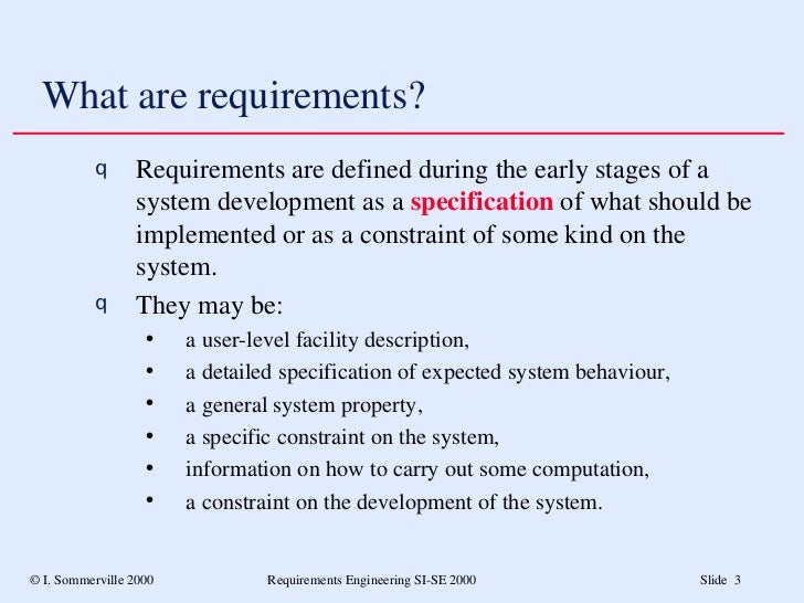 what is software requirement engineering what is software requirement engineering