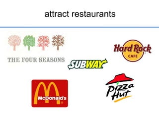 attract restaurants