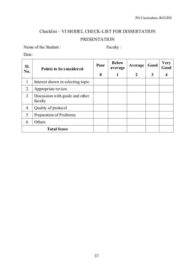 Phd thesis evaluation proforma