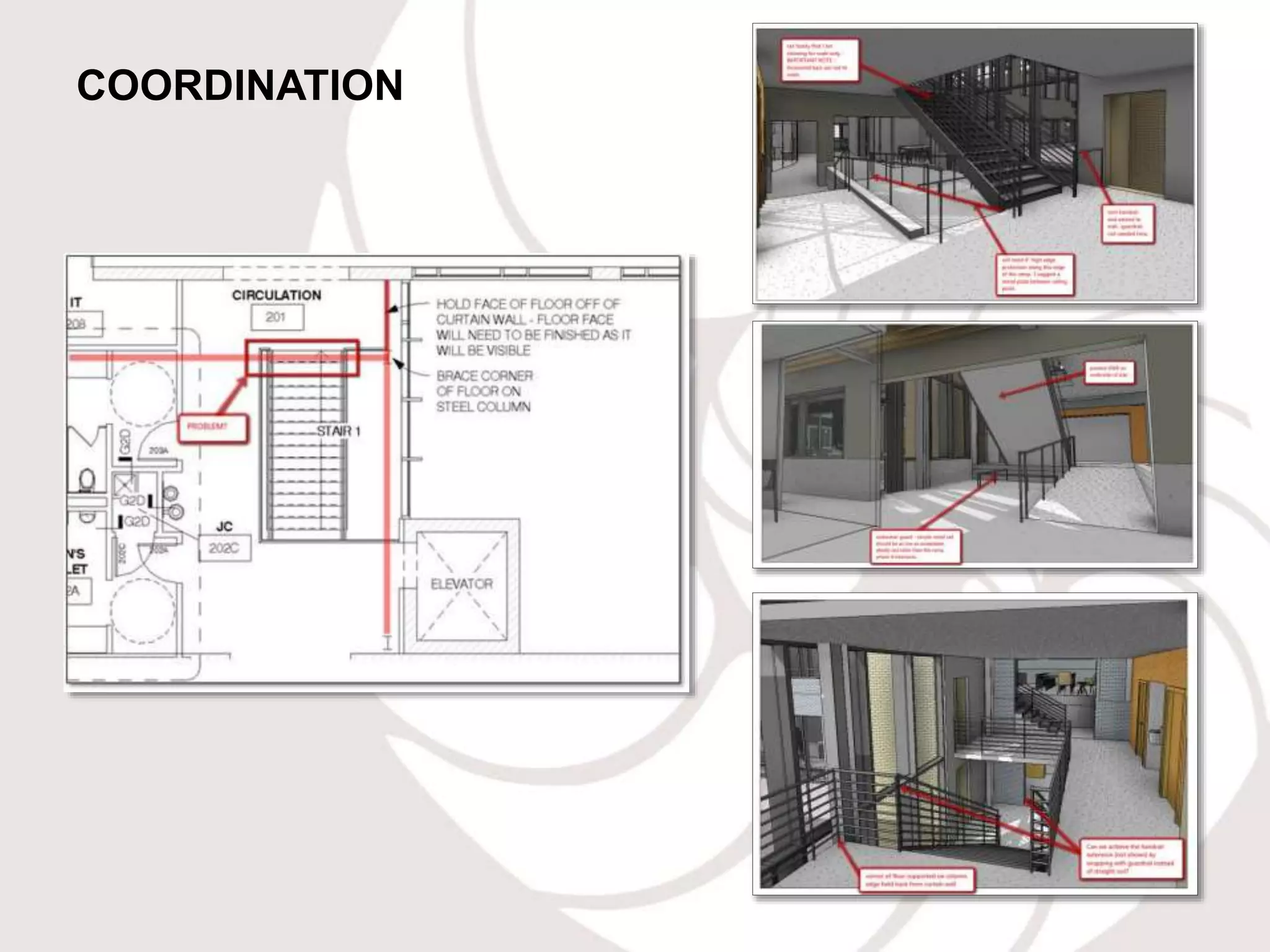 The New Synergis Home:
Collaboration, Adaptive Reuse and BIM
COORDINATION
 
