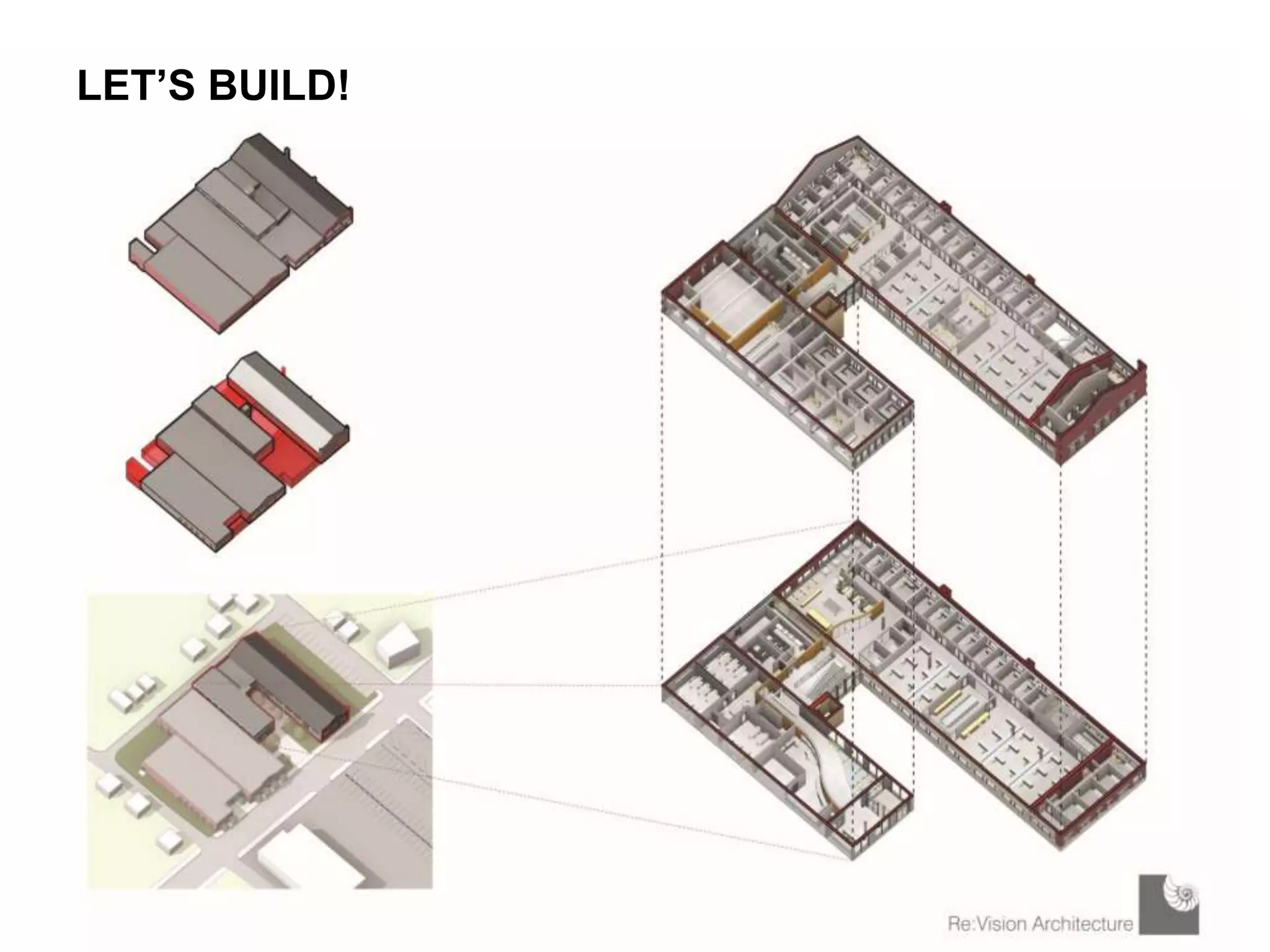The New Synergis Home:
Collaboration, Adaptive Reuse and BIM
LET’S BUILD!
 