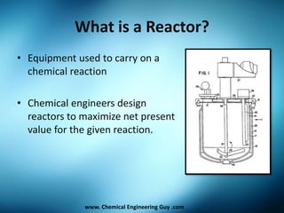 Introduction and Molar Balances - Reactor Engineering Course Block 1 | PPTX