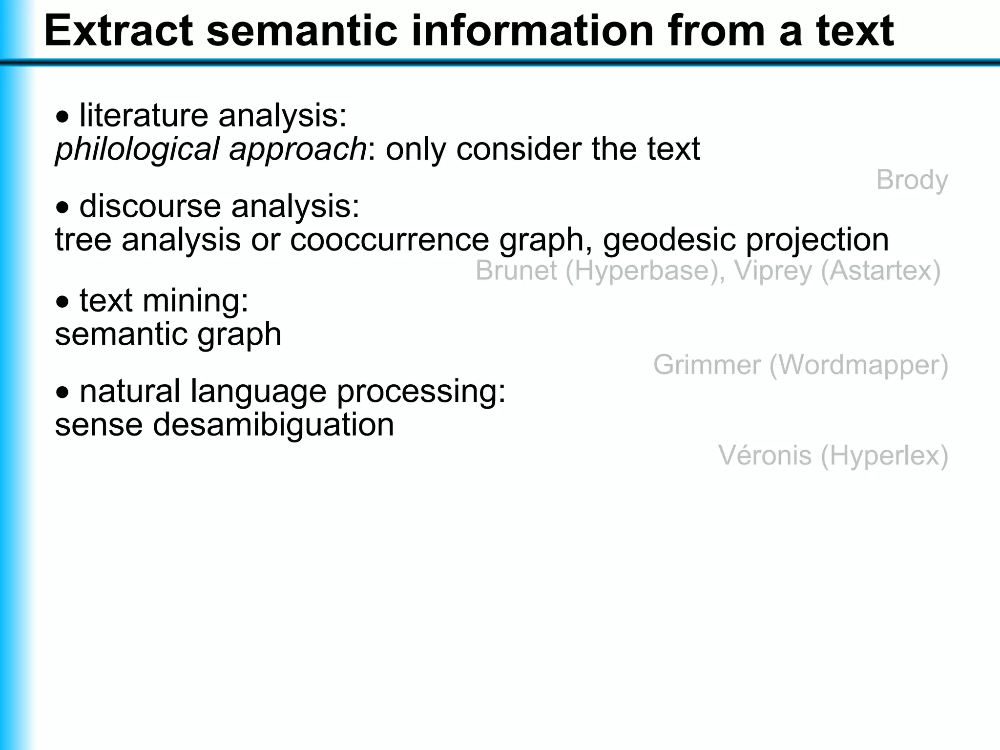 Visualising a text with a tree cloud