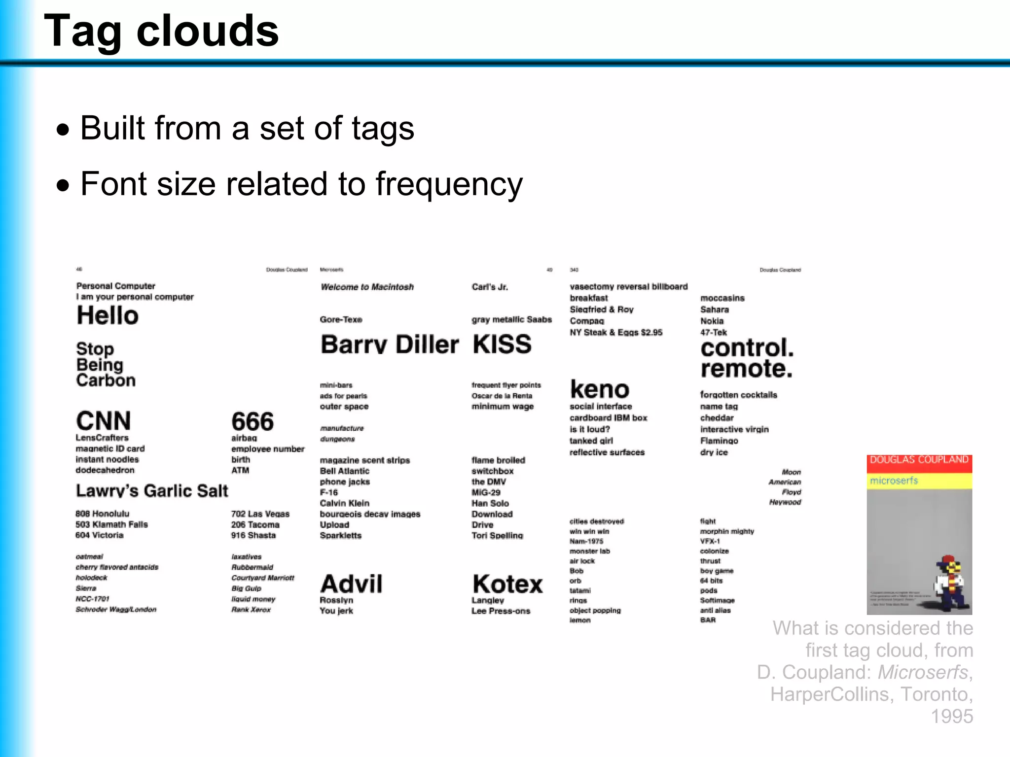 Visualising a text with a tree cloud