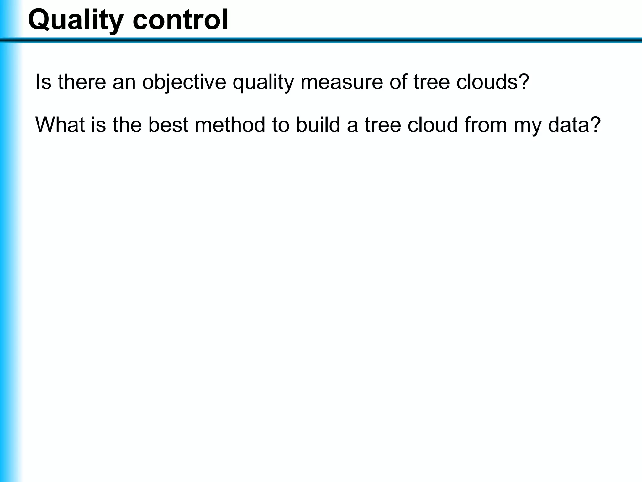 Visualising a text with a tree cloud