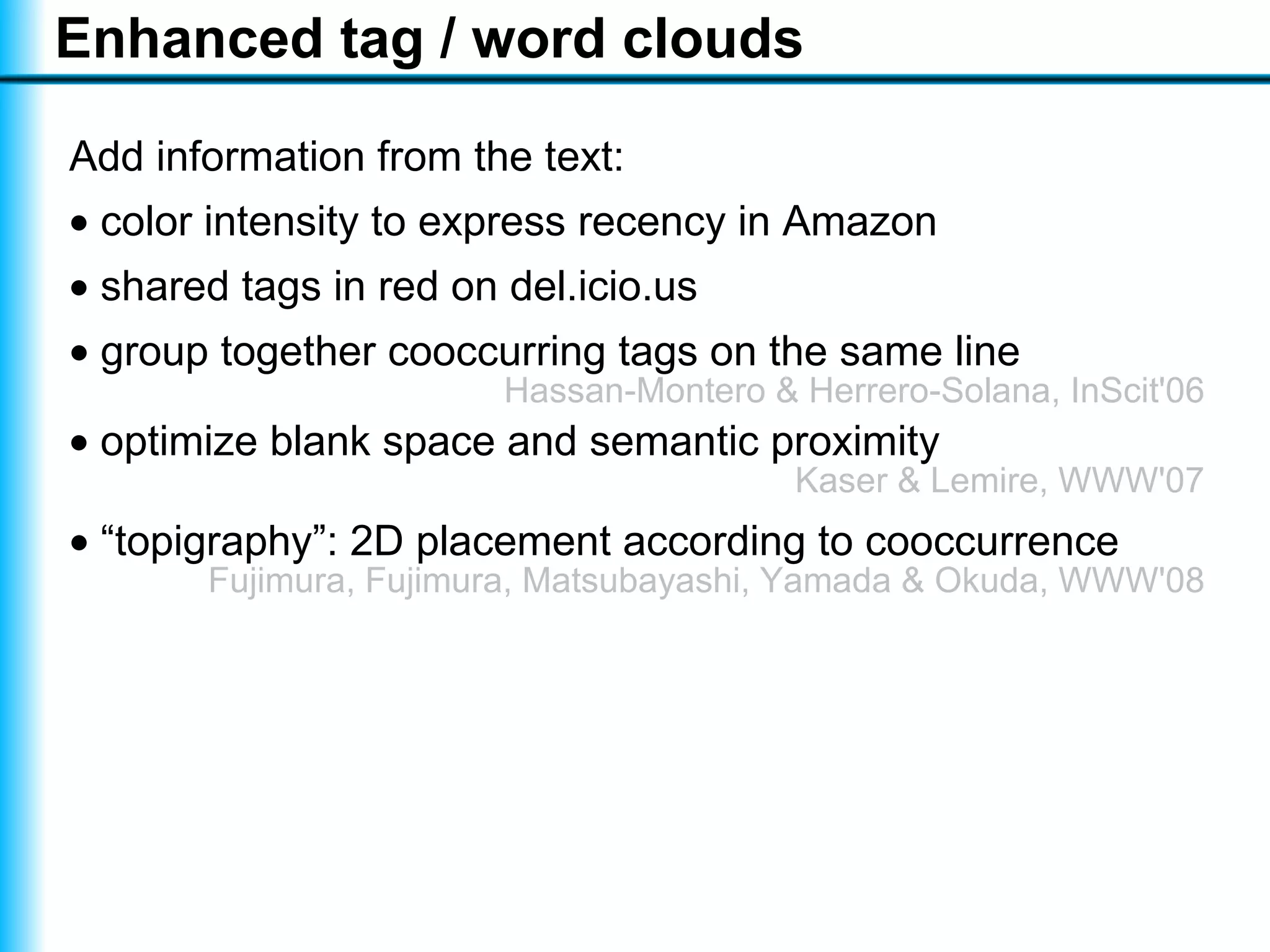Visualising a text with a tree cloud