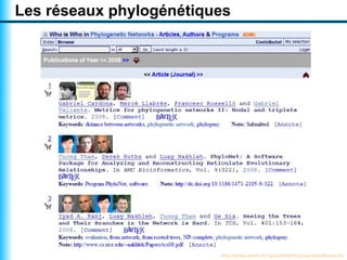 Les réseaux phylogénétiques




                         http://www.lirmm.fr/~gambette/PhylogeneticNetworks
 