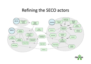 Refining the SECO actors
 