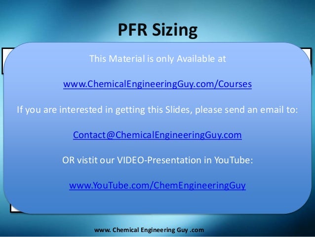 h 4th elements reaction chemical of edition engineering scott fogler and Block Course Engineering Conversion  Reactor Sizing Reactor 2
