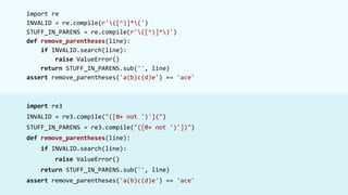 Repro Syntax re3 - modern regex syntax with a focus on adoption | PDF