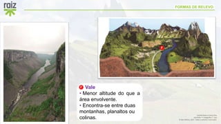 matéria sobre relevo e montanhas - geografia 7ano | PPTX