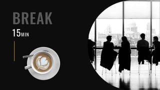 3 1
15MIN
BREAK
 