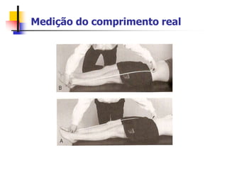 Medição do comprimento real
 