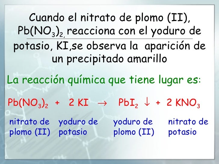 Reaccion Quimica Mia