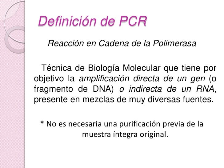 PCR