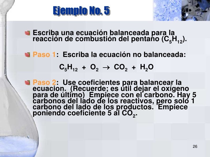 Reacciones Quimicas