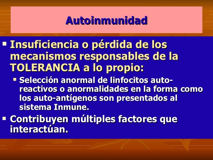 Reacciones autoinmunes