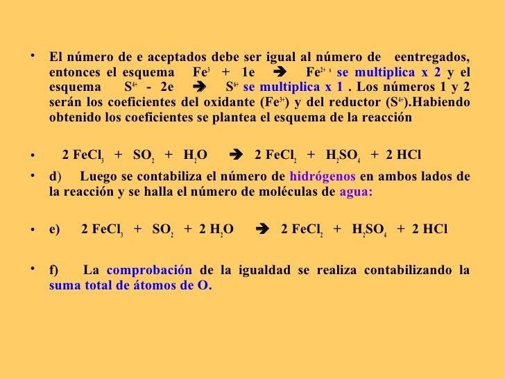 Reacciones redox aplicaciones
