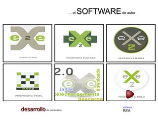 software...
REA
… el SOFTWARESOFTWAREde autor
desarrollodesarrollo de contenidos
 