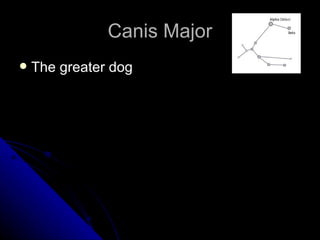 Canis Major The greater dog 